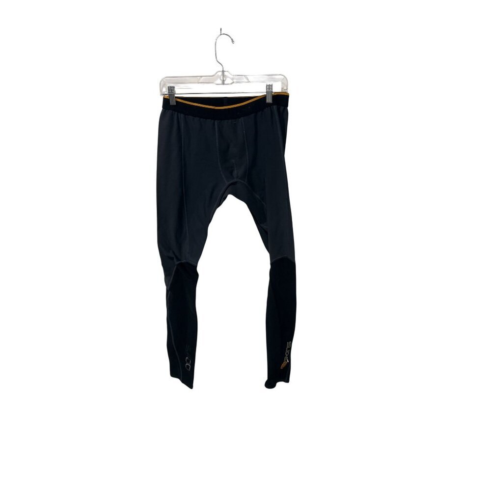 Skins Mens Compression Tights XXL Black & Yellow Logo